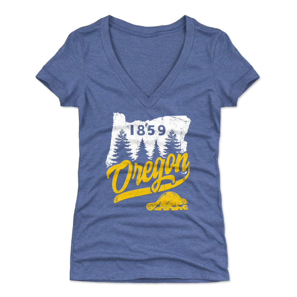Oregon Women's V-Neck T-Shirt | 500 LEVEL