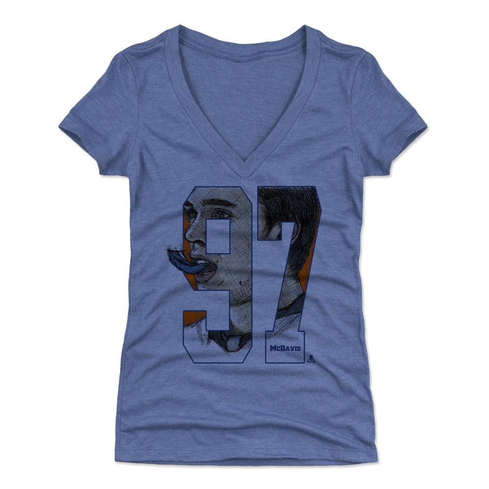 Connor McDavid Women's V-Neck T-Shirt | 500 LEVEL