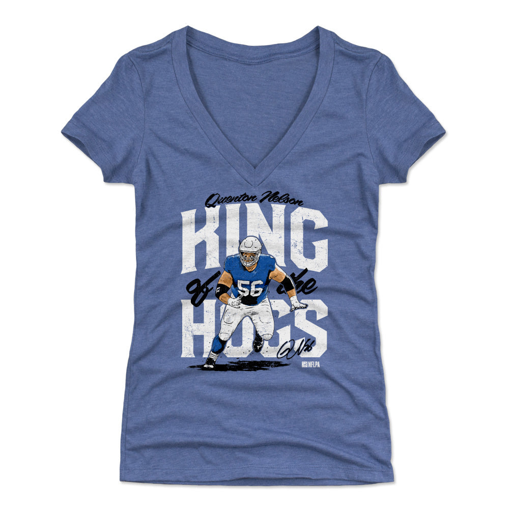 Quenton Nelson Women's V-Neck T-Shirt | 500 LEVEL