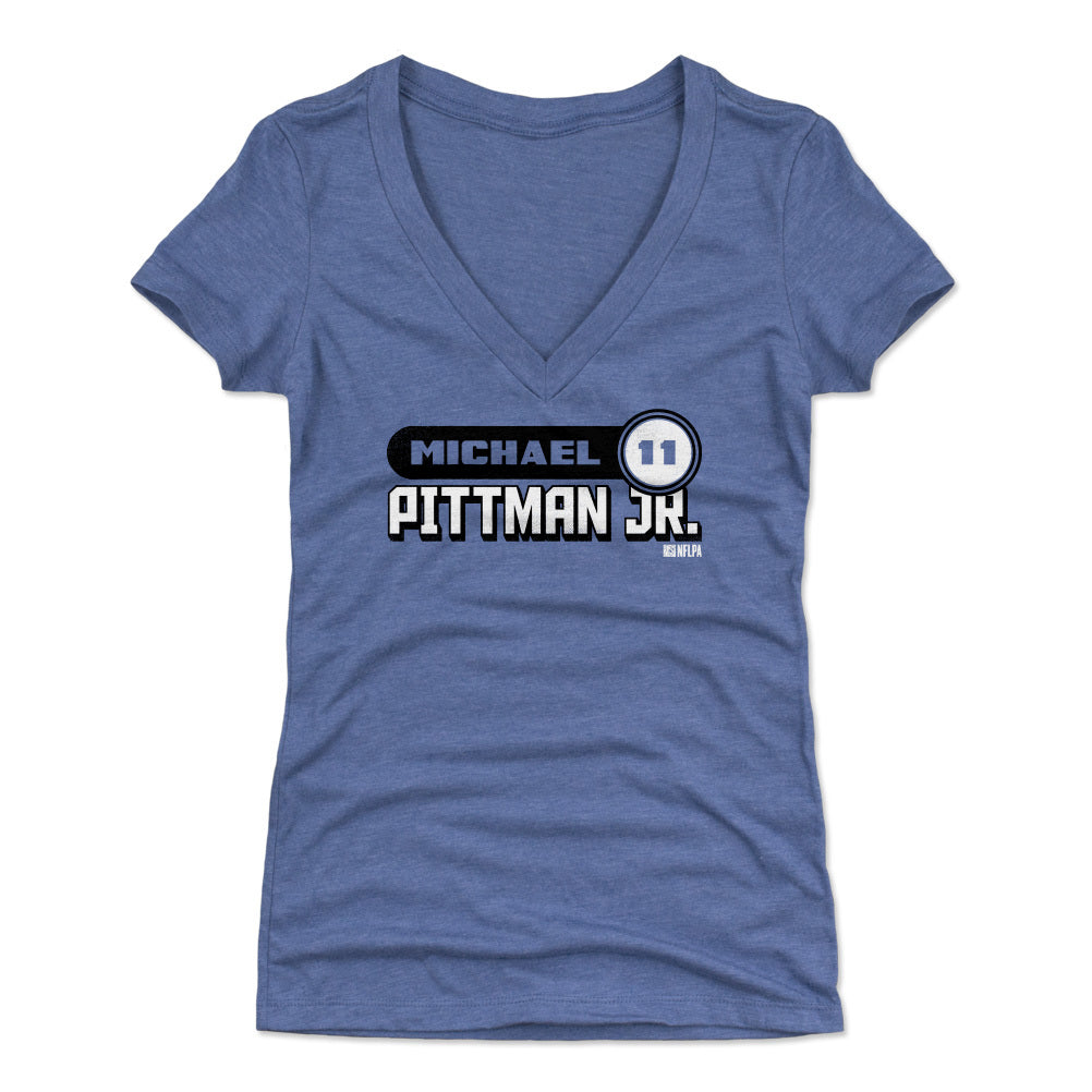 Michael Pittman Jr. Women's V-Neck T-Shirt | 500 LEVEL