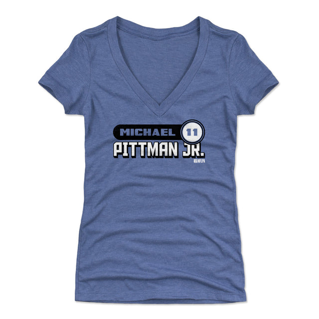 Michael Pittman Jr. Women's V-Neck T-Shirt | 500 LEVEL