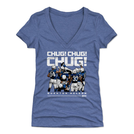 Quenton Nelson Women's V-Neck T-Shirt | 500 LEVEL