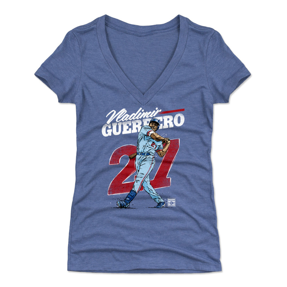 Vladimir Guerrero Women's V-Neck T-Shirt | 500 LEVEL