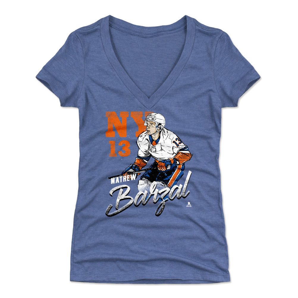 Mathew Barzal Women's V-Neck T-Shirt | 500 LEVEL