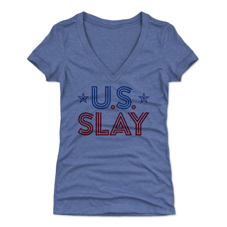 USA Women's V-Neck T-Shirt | 500 LEVEL