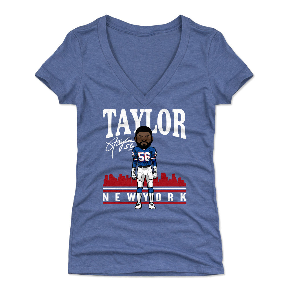 Lawrence Taylor Women's V-Neck T-Shirt | 500 LEVEL
