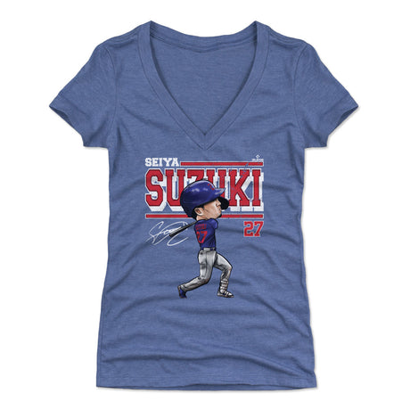Seiya Suzuki Women's V-Neck T-Shirt | 500 LEVEL