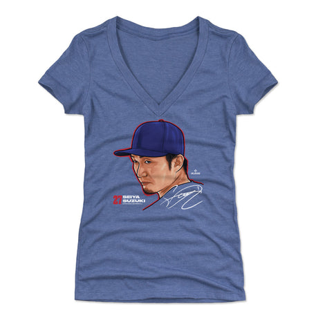 Seiya Suzuki Women's V-Neck T-Shirt | 500 LEVEL