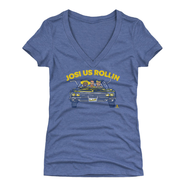 Roman Josi Women's V-Neck T-Shirt | 500 LEVEL