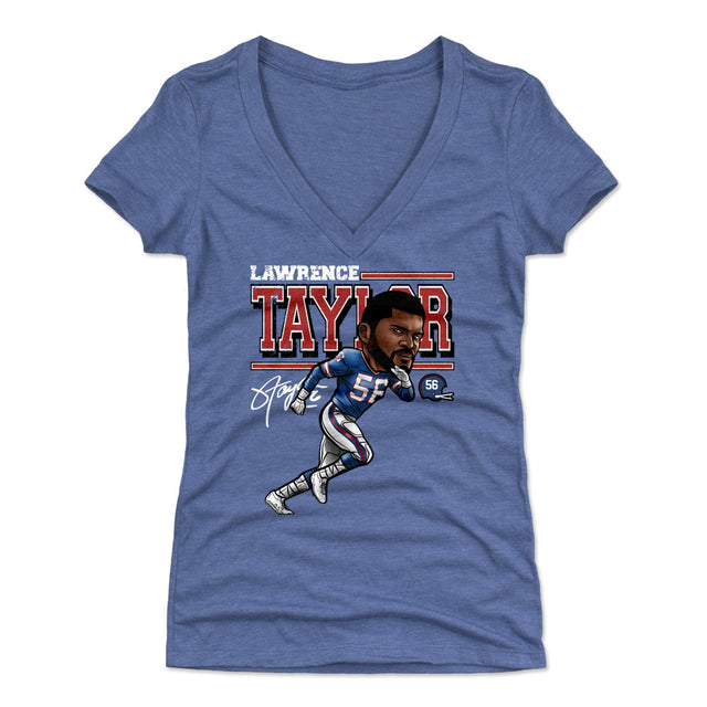 Lawrence Taylor Women's V-Neck T-Shirt | 500 LEVEL