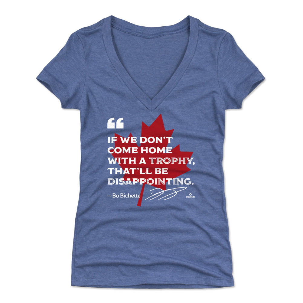 Bo Bichette Women's V-Neck T-Shirt | 500 LEVEL