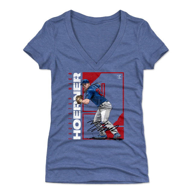 Nico Hoerner Women's V-Neck T-Shirt | 500 LEVEL
