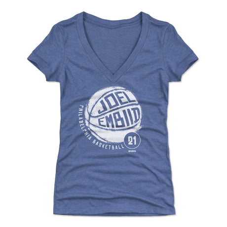 Joel Embiid Women's V-Neck T-Shirt | 500 LEVEL