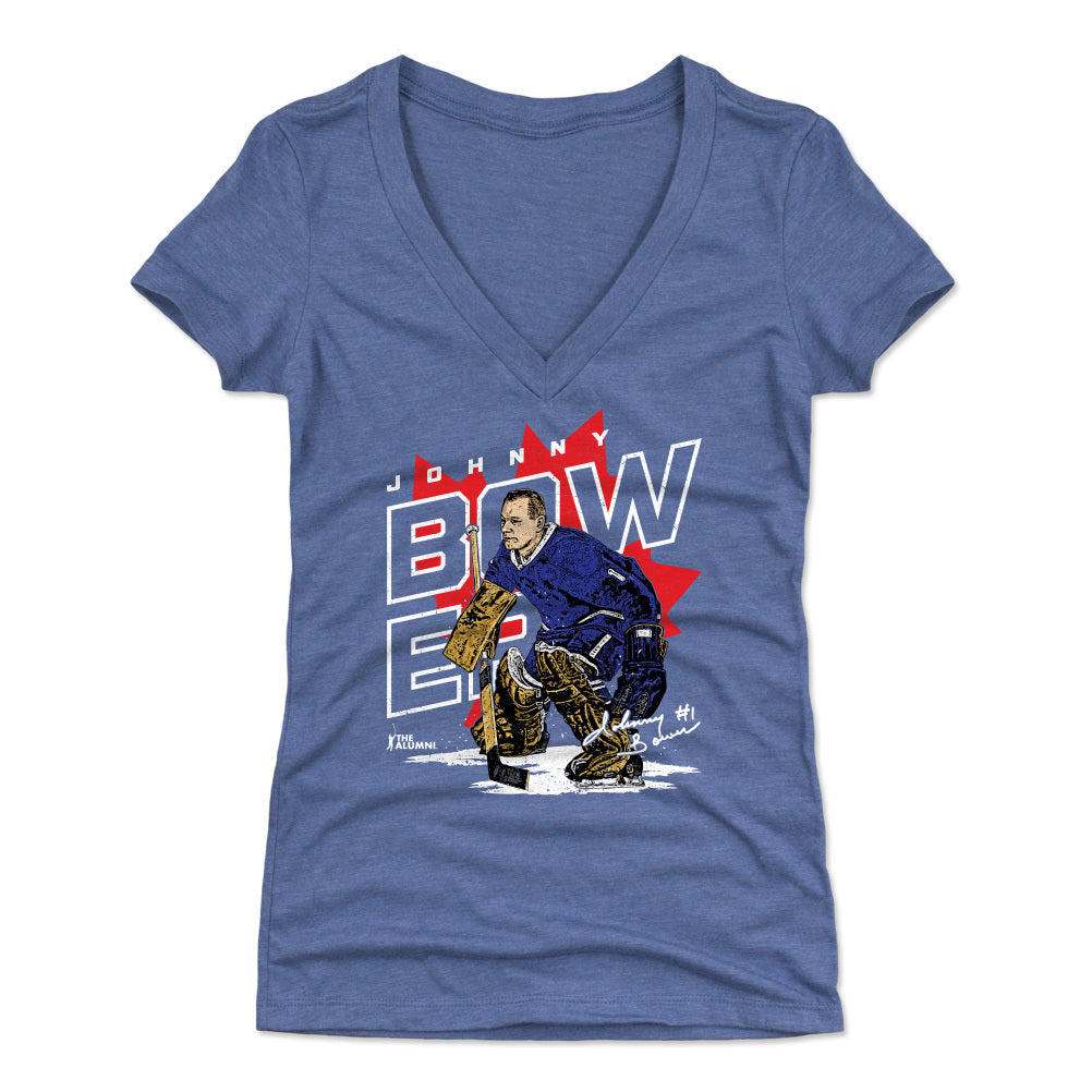 Johnny Bower Women's V-Neck T-Shirt | 500 LEVEL