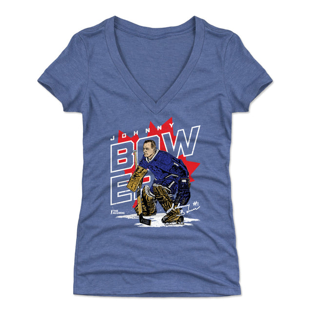 Johnny Bower Women's V-Neck T-Shirt | 500 LEVEL