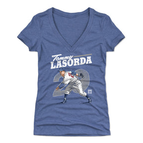 Tommy Lasorda Women's V-Neck T-Shirt | 500 LEVEL
