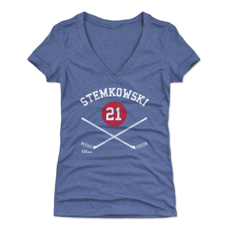 Pete Stemkowski Women's V-Neck T-Shirt | 500 LEVEL