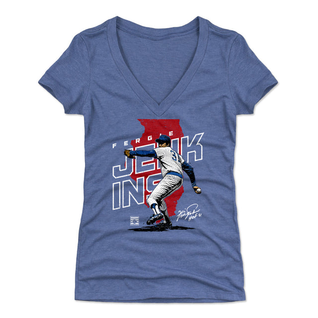 Fergie Jenkins Women's V-Neck T-Shirt | 500 LEVEL