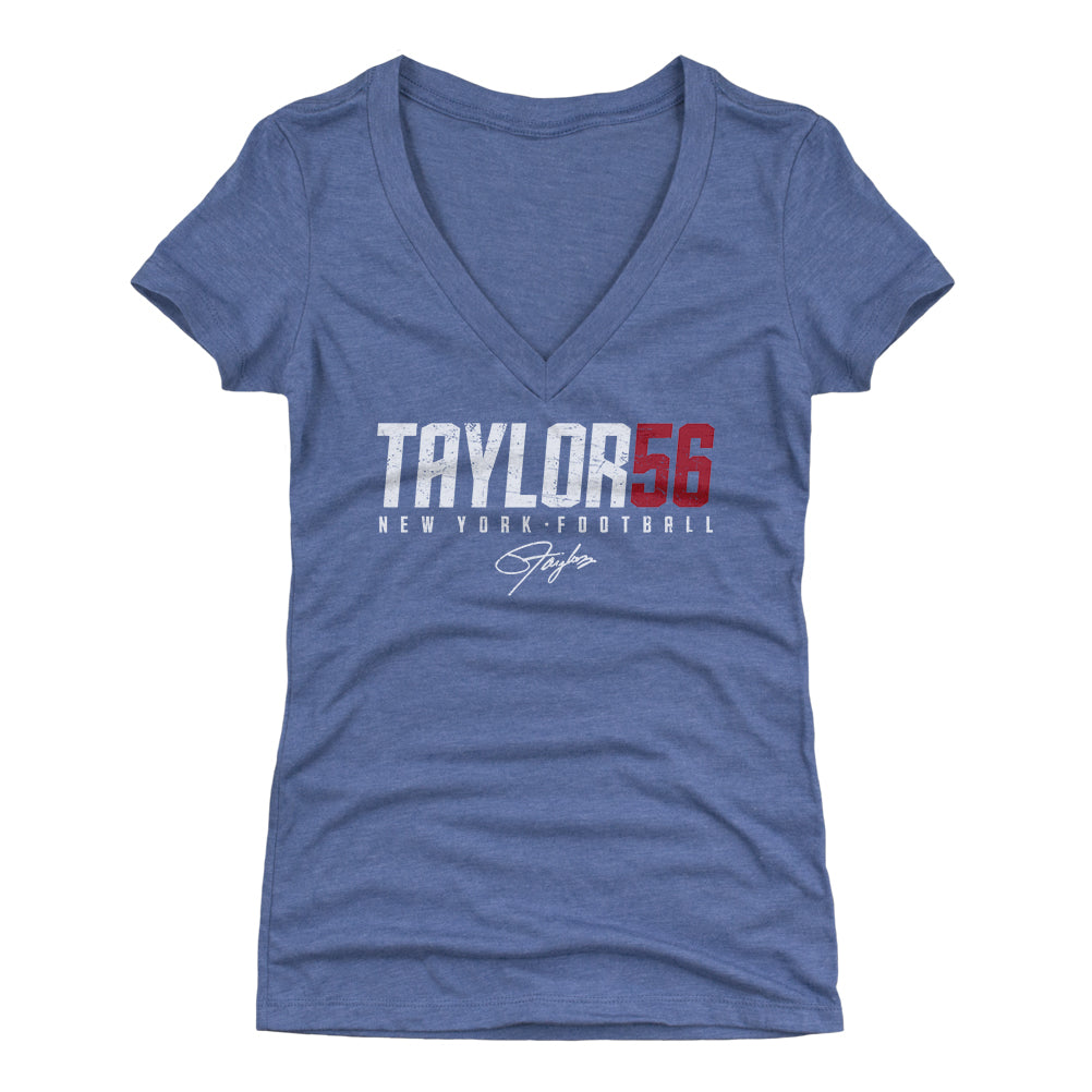Lawrence Taylor Women's V-Neck T-Shirt | 500 LEVEL