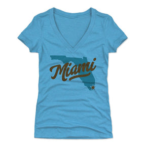 Miami Women's V-Neck T-Shirt | 500 LEVEL