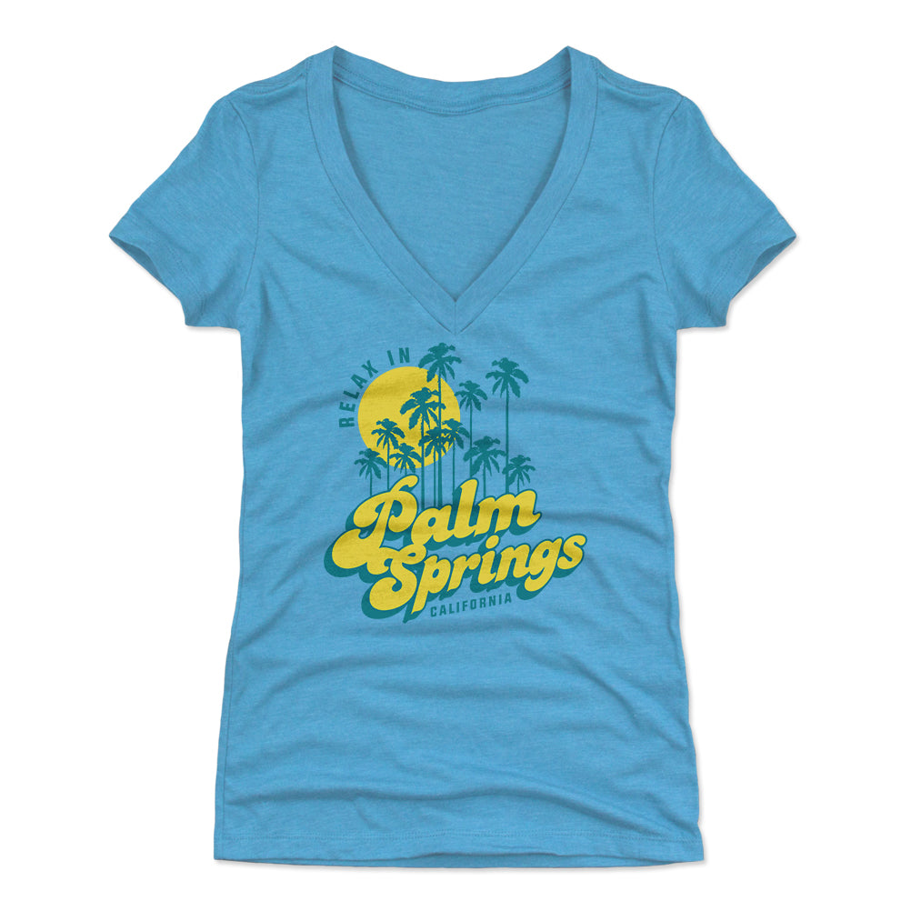 Palm Springs Women's V-Neck T-Shirt | 500 LEVEL