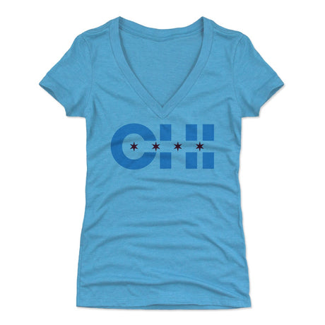Chicago Women's V-Neck T-Shirt | 500 LEVEL