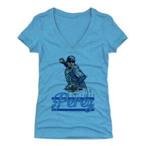 Salvador Perez Women's V-Neck T-Shirt | 500 LEVEL