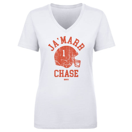Ja'Marr Chase Women's V-Neck T-Shirt | 500 LEVEL