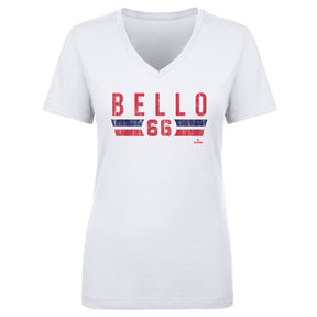 Brayan Bello Women's V-Neck T-Shirt | 500 LEVEL