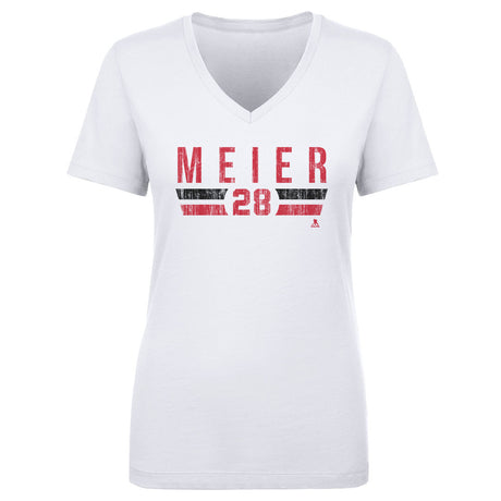 Timo Meier Women's V-Neck T-Shirt | 500 LEVEL