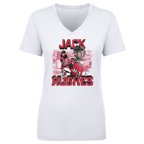 Jack Hughes Women's V-Neck T-Shirt | 500 LEVEL