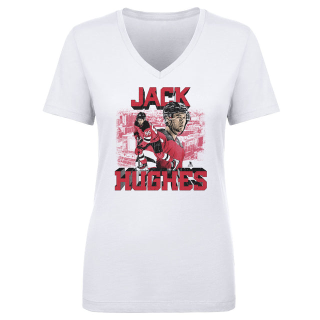 Jack Hughes Women's V-Neck T-Shirt | 500 LEVEL