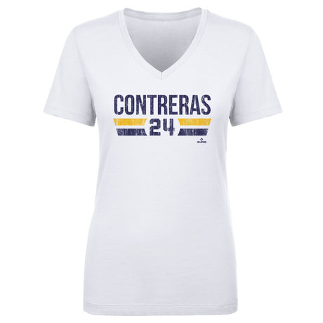 William Contreras Women's V-Neck T-Shirt | 500 LEVEL