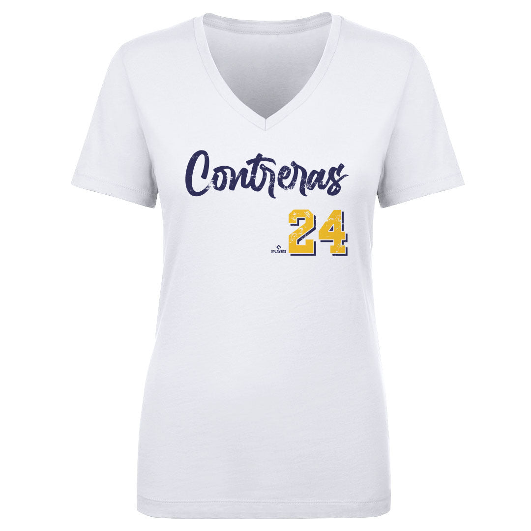 William Contreras Women's V-Neck T-Shirt | 500 LEVEL