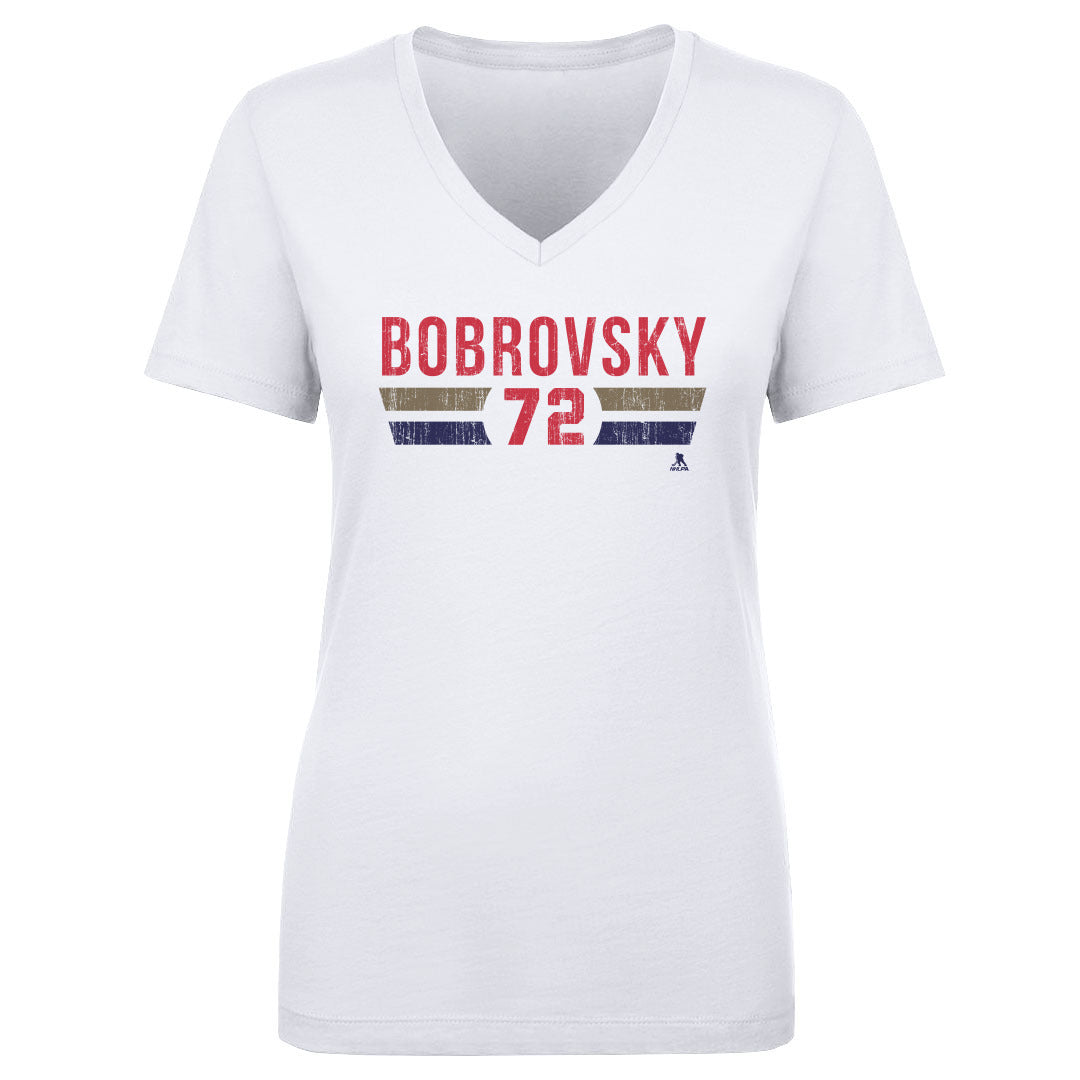 Sergei Bobrovsky Women's V-Neck T-Shirt | 500 LEVEL