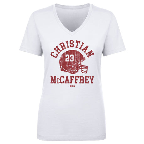 Christian McCaffrey Women's V-Neck T-Shirt | 500 LEVEL