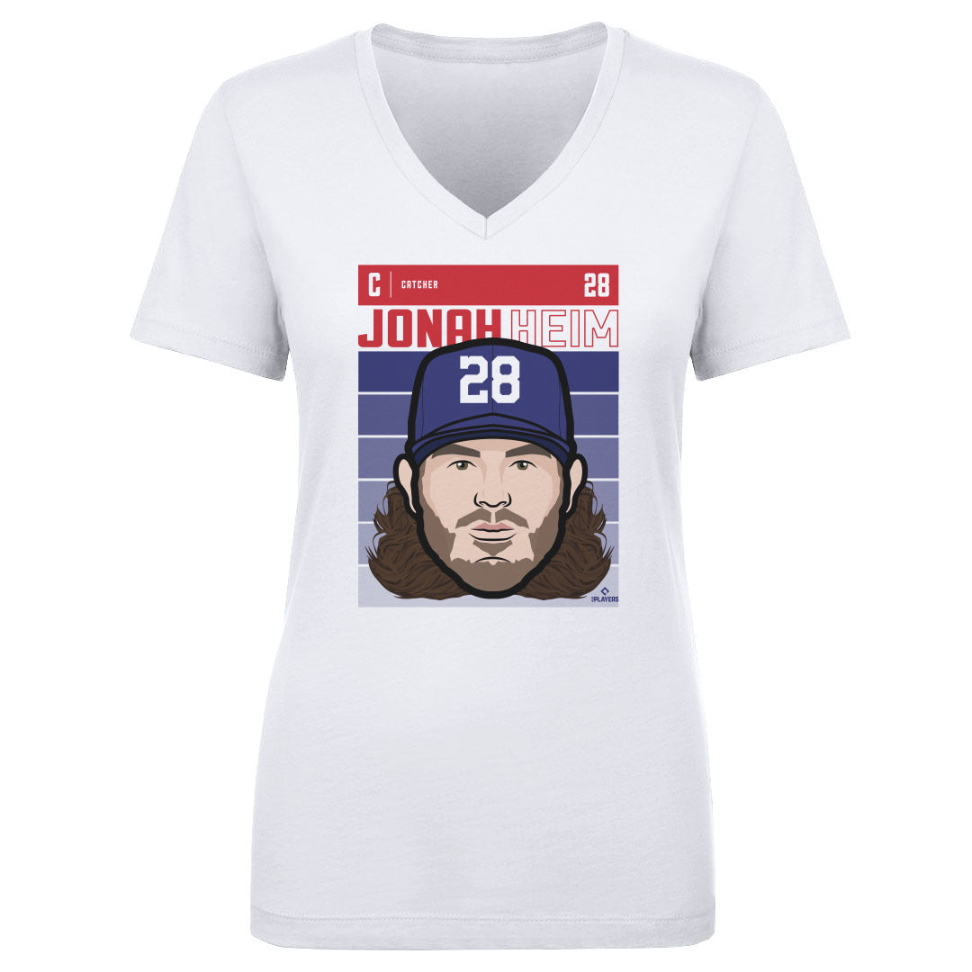 Jonah Heim Women's V-Neck T-Shirt | 500 LEVEL