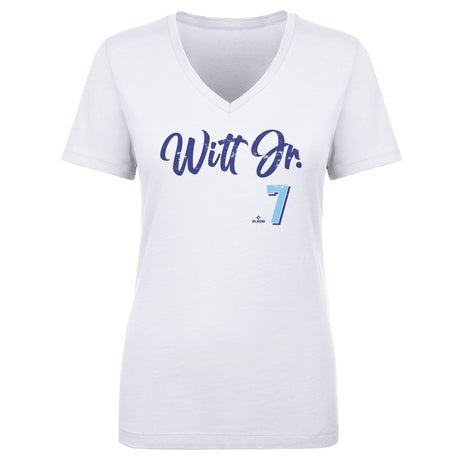 Bobby Witt Jr. Women's V-Neck T-Shirt | 500 LEVEL