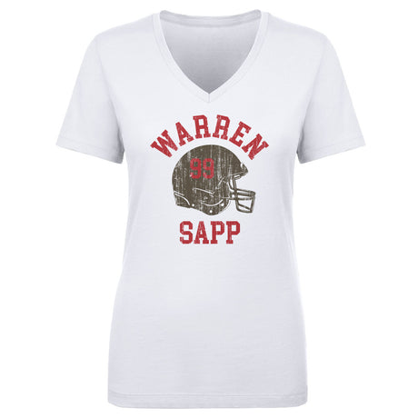 Warren Sapp Women's V-Neck T-Shirt | 500 LEVEL