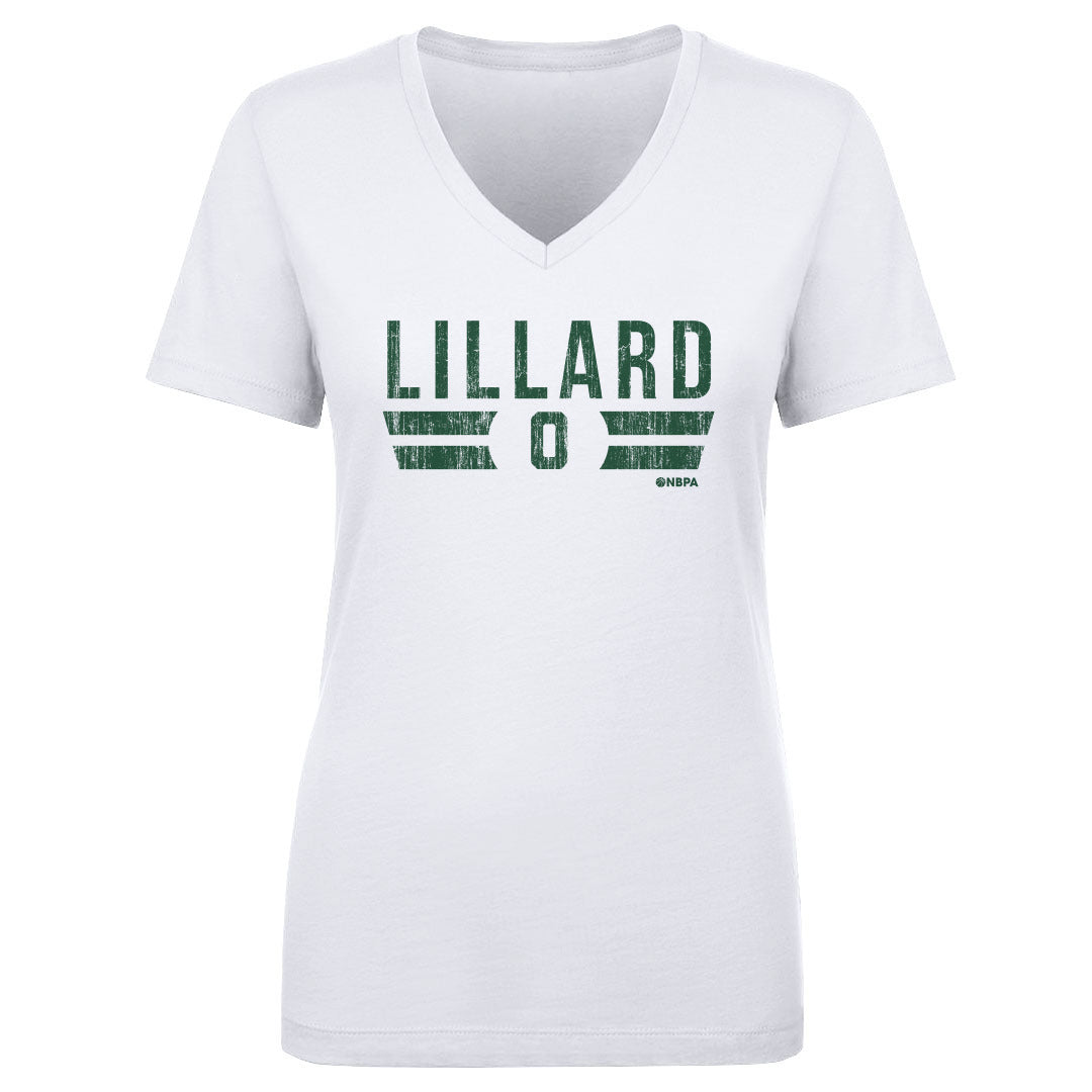 Damian Lillard Women&#39;s V-Neck T-Shirt | 500 LEVEL
