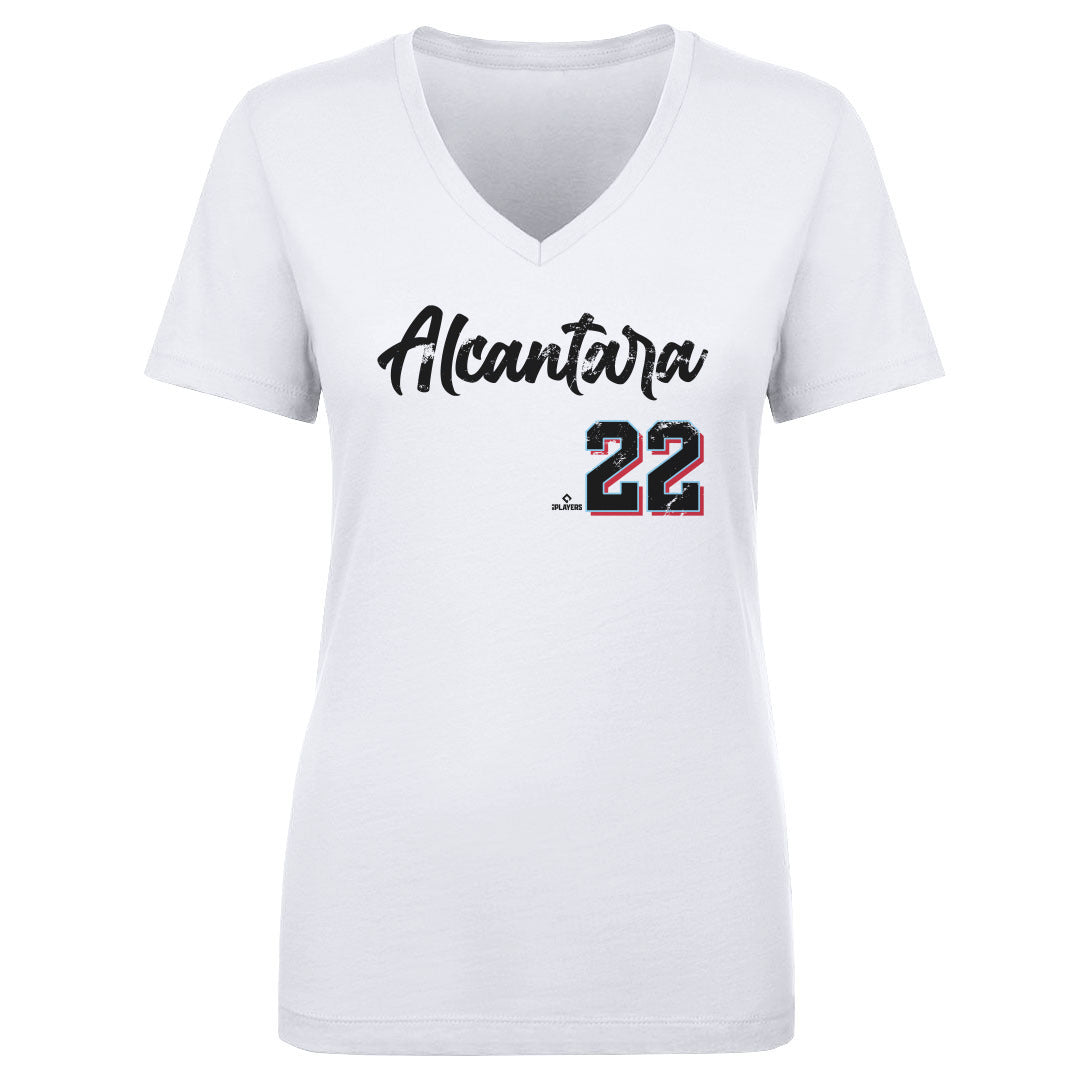 Sandy Alcantara Women's V-Neck T-Shirt | 500 LEVEL