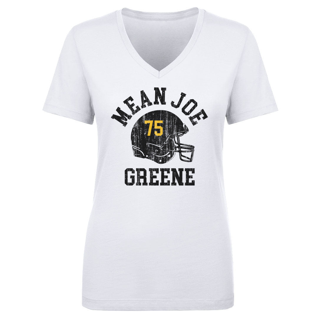 Mean Joe Greene Women's V-Neck T-Shirt | 500 LEVEL