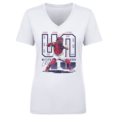 Willson Contreras Women's V-Neck T-Shirt | 500 LEVEL