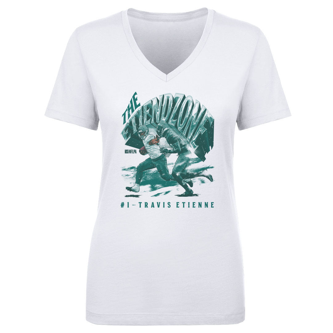 Travis Etienne Women's V-Neck T-Shirt | 500 LEVEL