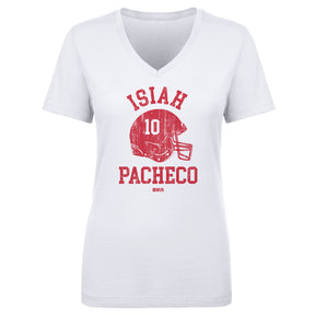 Isiah Pacheco Women's V-Neck T-Shirt | 500 LEVEL