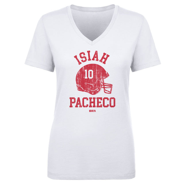 Isiah Pacheco Women's V-Neck T-Shirt | 500 LEVEL