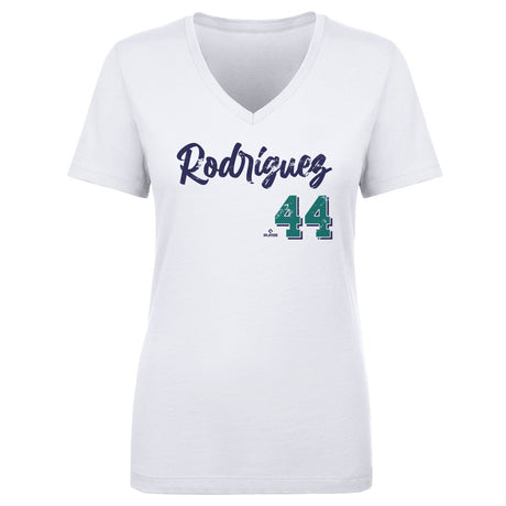 Julio Rodriguez Women's V-Neck T-Shirt | 500 LEVEL