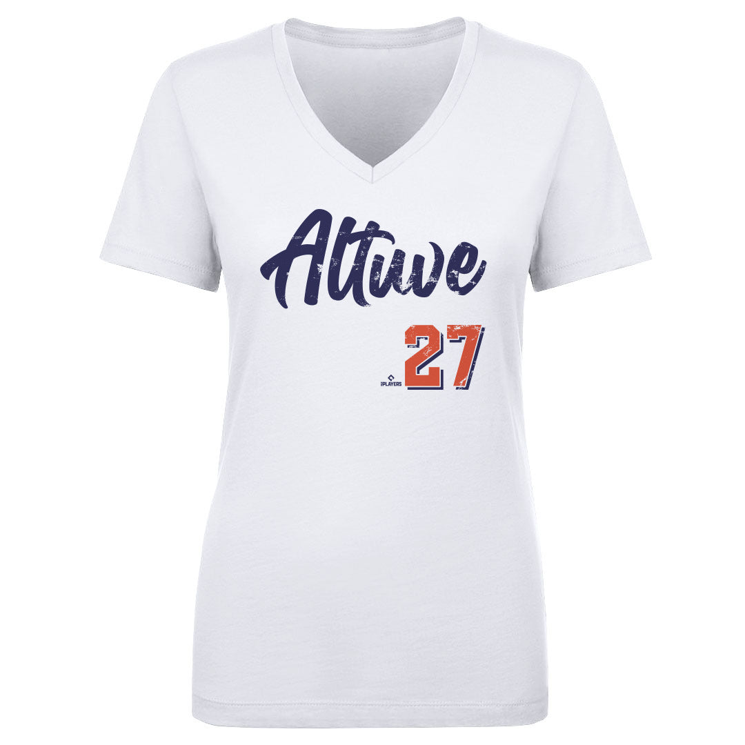 Jose Altuve Women's V-Neck T-Shirt | 500 LEVEL
