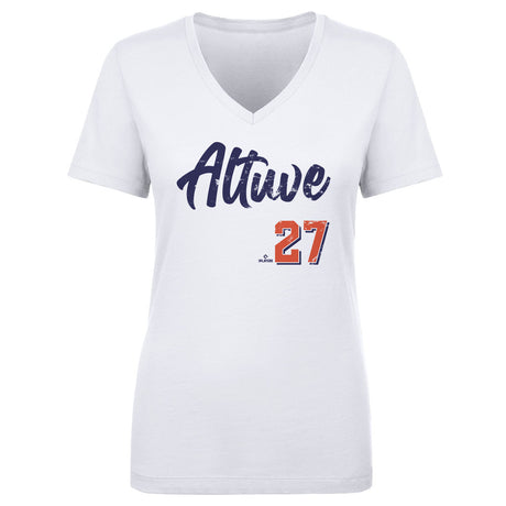 Jose Altuve Women's V-Neck T-Shirt | 500 LEVEL