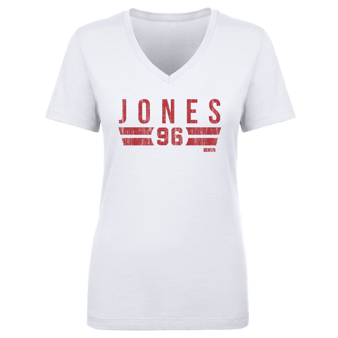 Naquan Jones Women&#39;s V-Neck T-Shirt | 500 LEVEL
